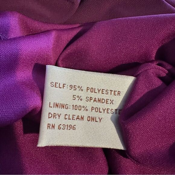SUZI CHIN FOR MAGGY BOUTIQUE PURPLE SHEATH STRETCH DRESS PLUS SIZE 20W - Picture 5 of 10